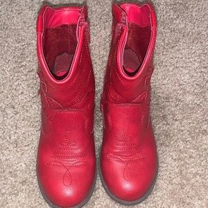 Cat & Jack cowgirl boots. Size 12. Worn once!